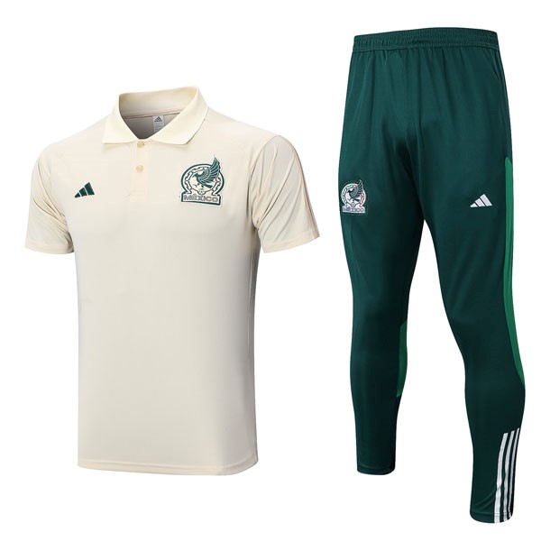 Polo México Conjunto Completo 2022 2023 Blanco Verde